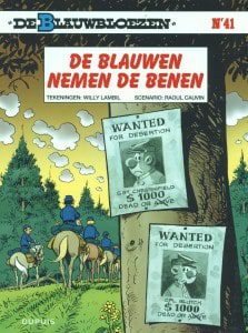 De blauwen nemen de benen