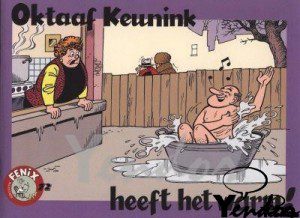 Oktaaf Keunink heeft het warm