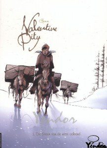 De steen van de witte ochtend