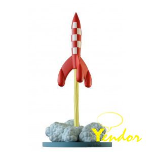 De raket van Zonnebloem bij het opstijgen