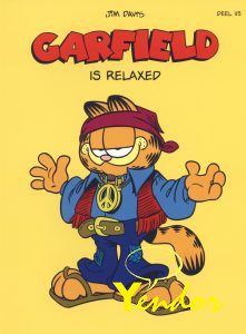 Garfield is relaxed