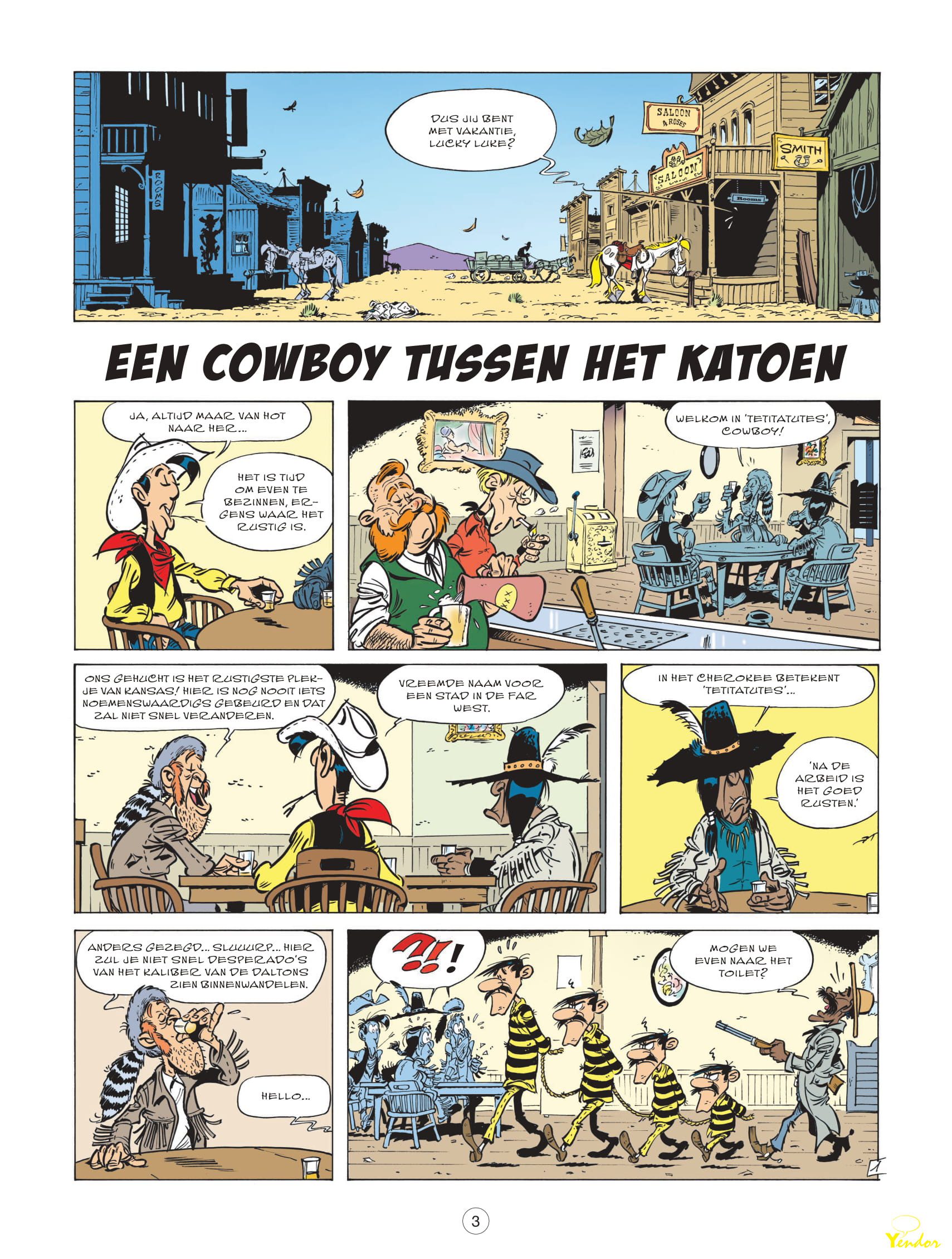 Lucky Luke, nieuwe avonturen van (Lucky comics) 9 - Een cowboy tussen het  katoen | Jul